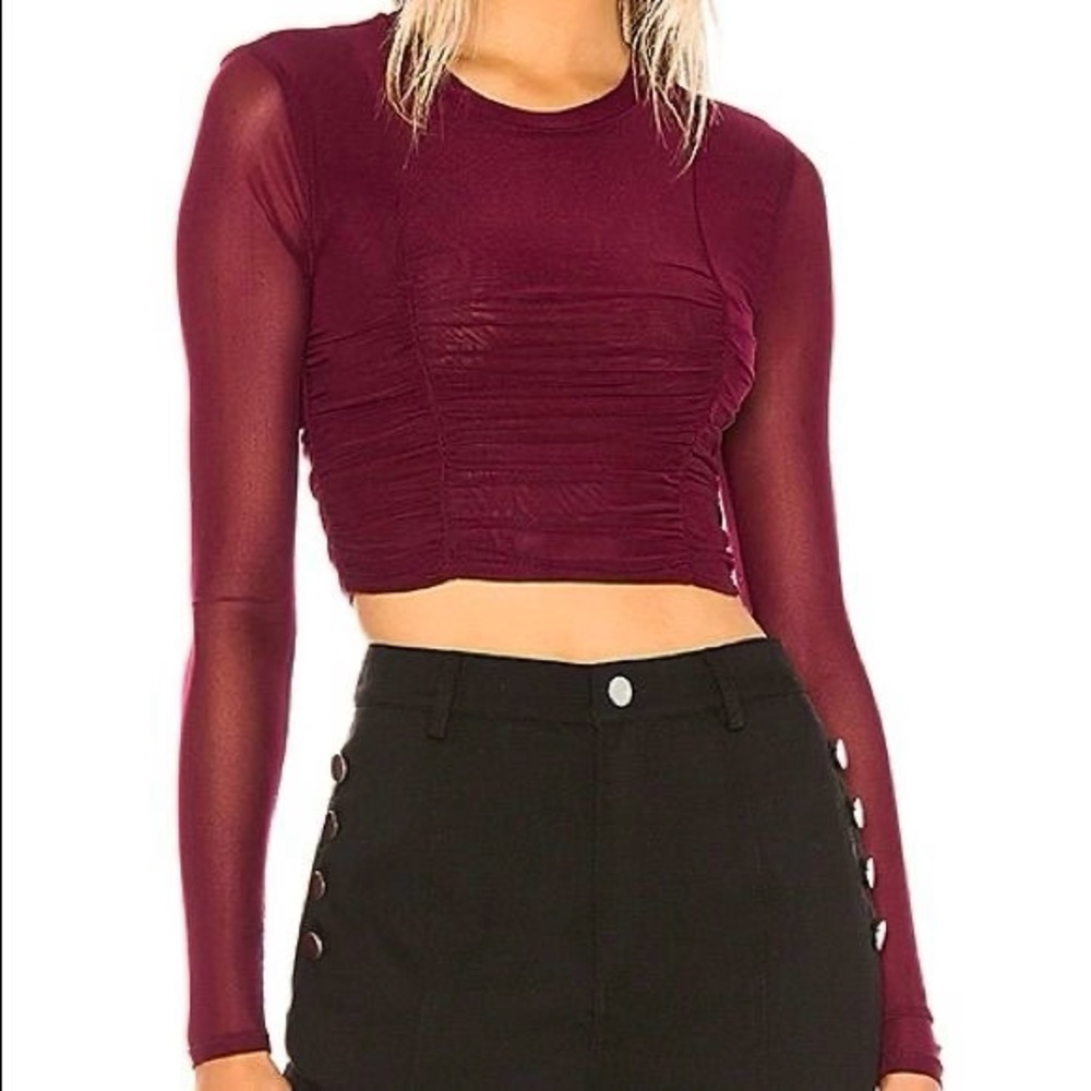 Nbd Top | Burgundy Nola Top By Nbd |
Color: Burgundy | Size: S